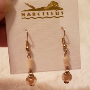 Narcissus Wire Drop Earrings